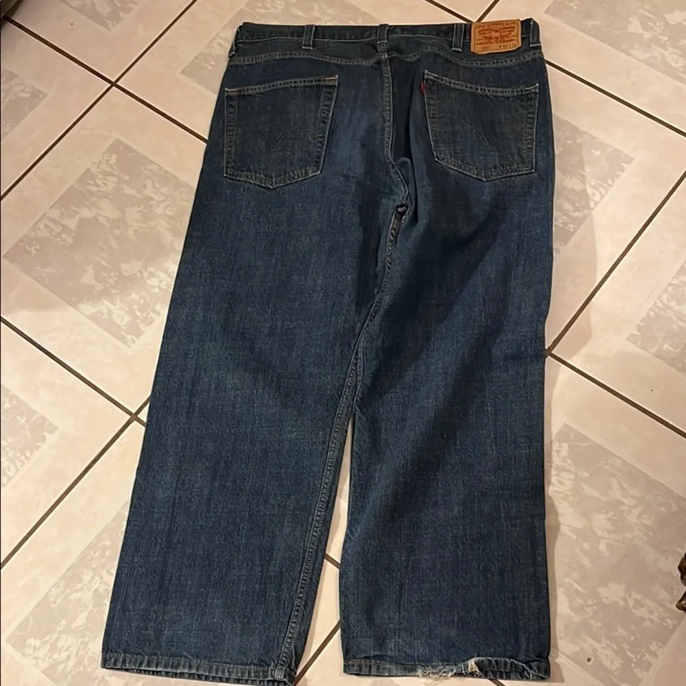 Levi's Blue Relaxed Loose Straight Jeans Size W42 L32
